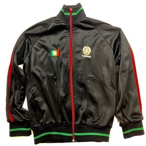 Kid’s Black Portugal Embroidered Jacket